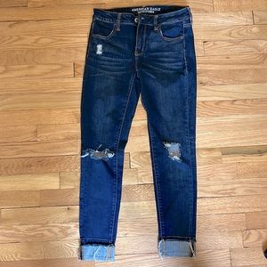 American eagle ankle length jeans